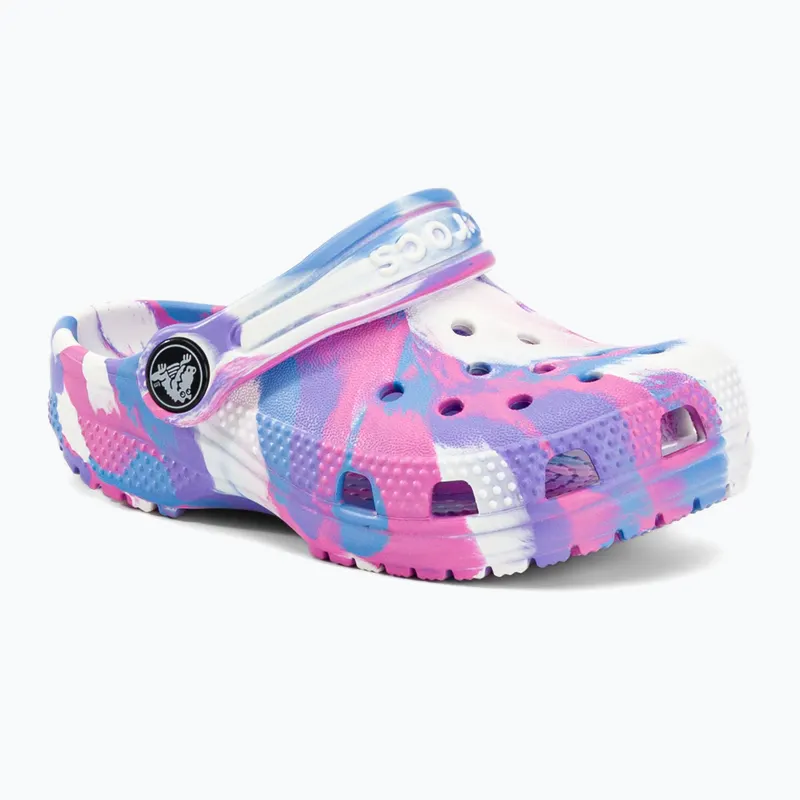 Crocs Classic Marbled Clog T colourful children's flip-flops
